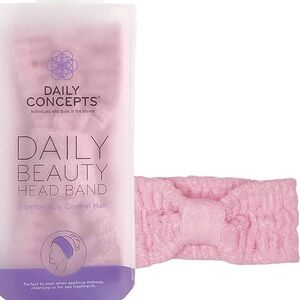 Daily Concepts Daily Beauty Head Band Makeup Skincare Headband Pink Comfortable